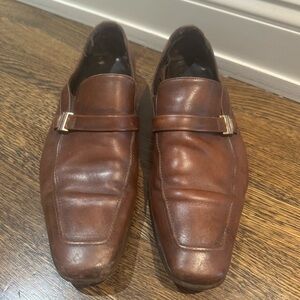 Bruno Magli Men’s brown loafers.